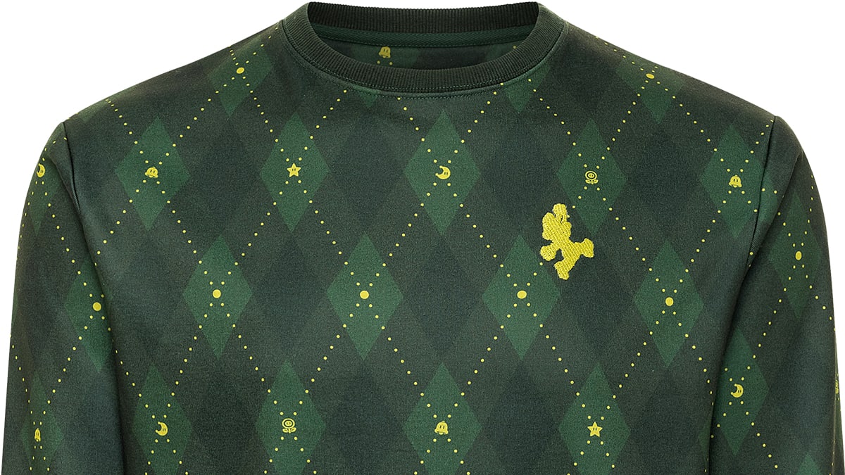 Super mario holiday sweater top